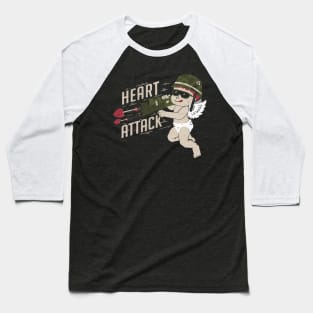 Heart Attack Baseball T-Shirt